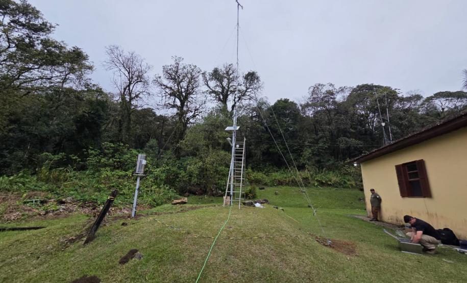 Foto de nova estação do Simepar