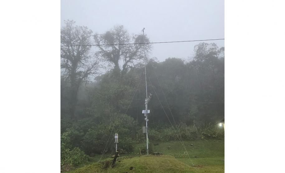 Foto de nova estação do Simepar