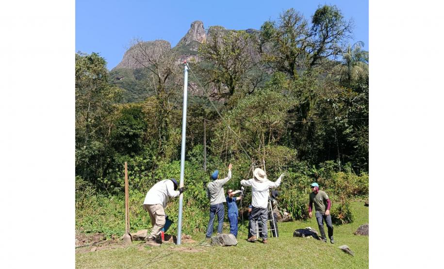 Foto de nova estação do Simepar
