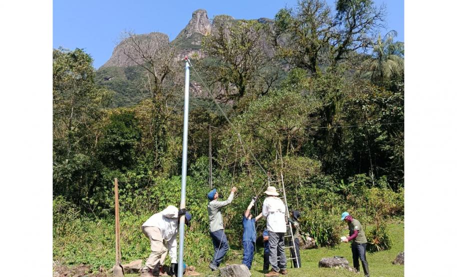 Foto de nova estação do Simepar
