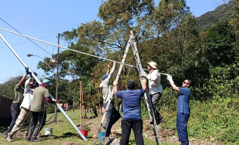 Foto de nova estação do Simepar