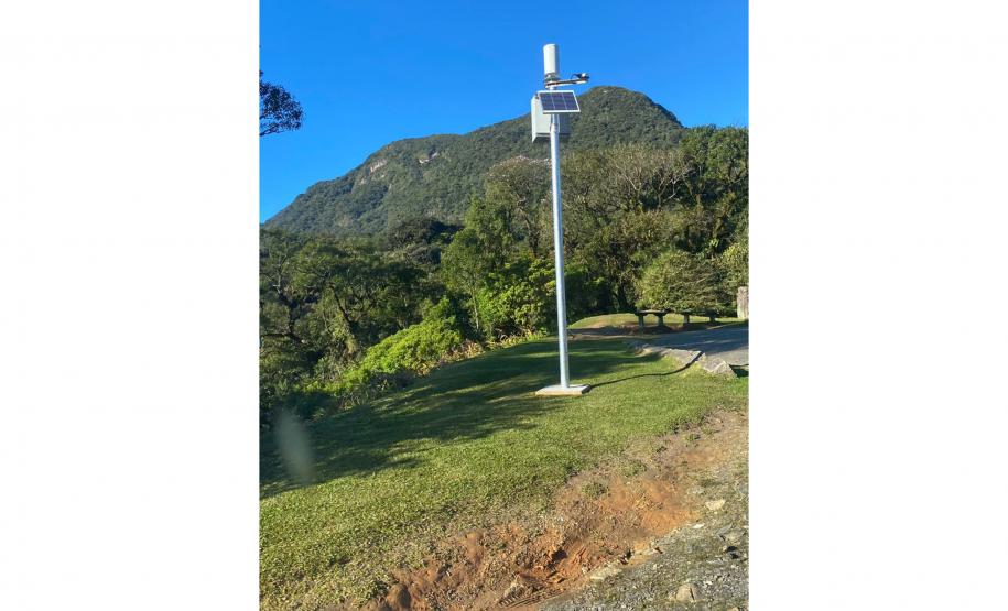 Foto de nova estação do Simepar