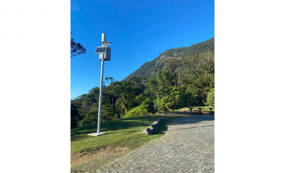 Foto de nova estação do Simepar