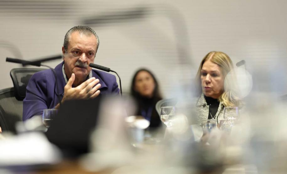 Foto de cerimônia no Palácio Iguaçu