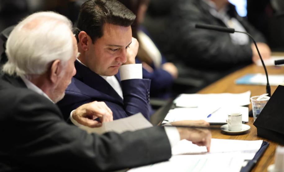 Foto de cerimônia no Palácio Iguaçu