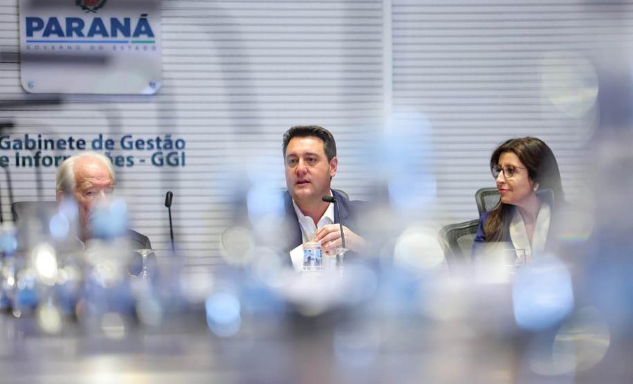 Foto de cerimônia no Palácio Iguaçu