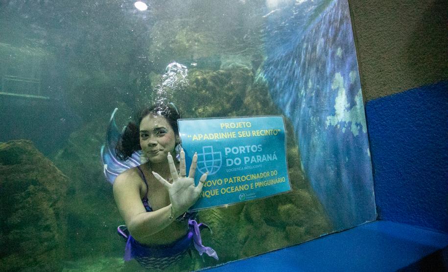 Portos do Paraná investe em manutenção e reforma do Aquário de Paranaguá