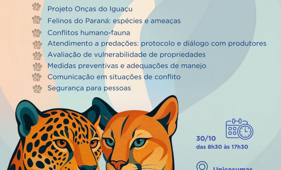 IAT promove capacitação de agentes para atendimento a ocorrências com grandes felinos