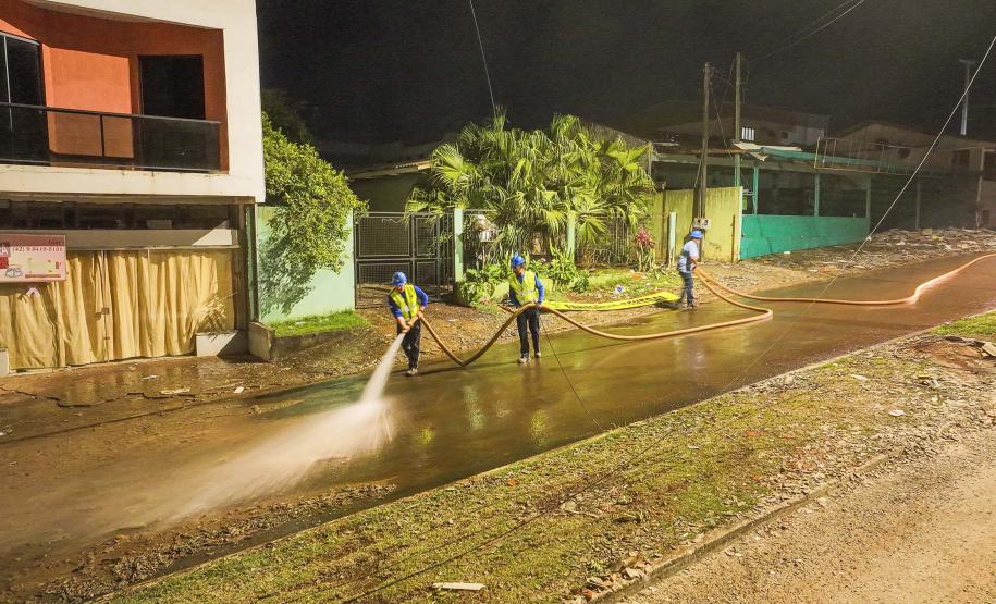 Foto de ação de limpeza em Rio Bonito do Iguaçu