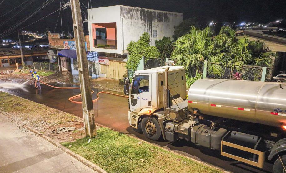 Foto de ação de limpeza em Rio Bonito do Iguaçu