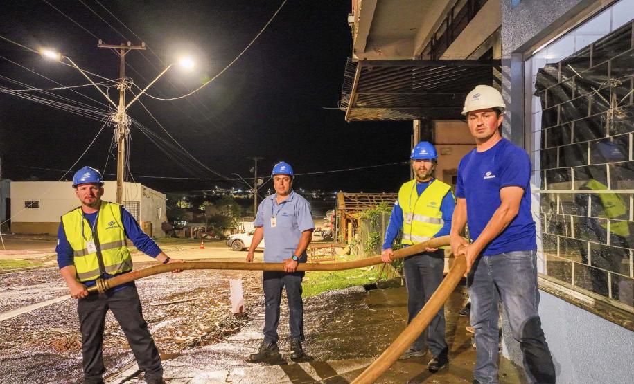 Foto de ação de limpeza em Rio Bonito do Iguaçu