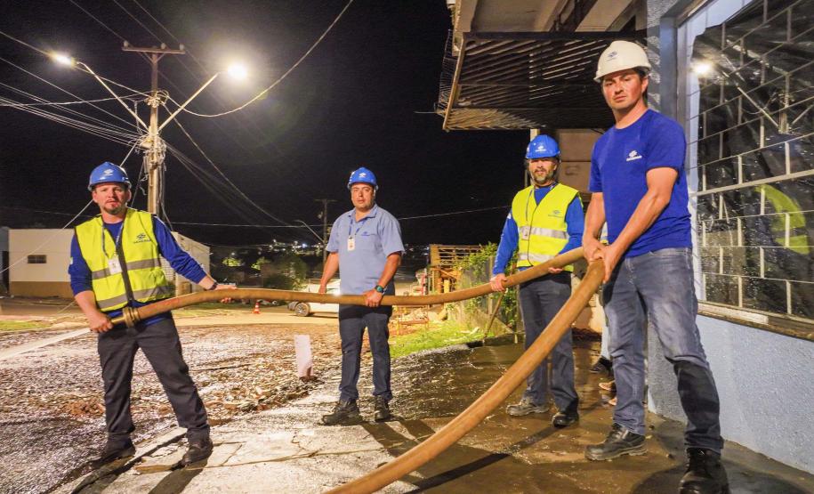 Foto de ação de limpeza em Rio Bonito do Iguaçu