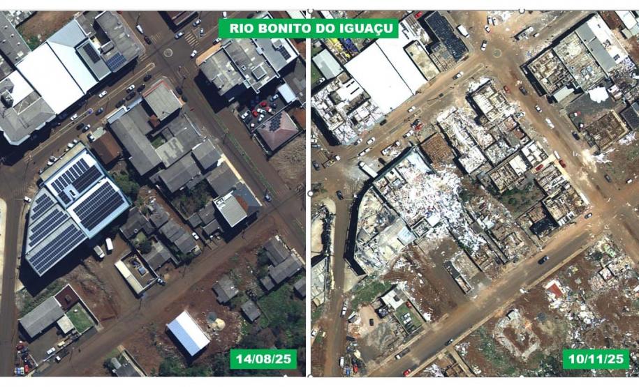 Foto aérea de Rio Bonito do Iguaçu