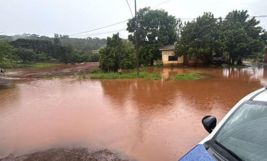 Foto de área alagada