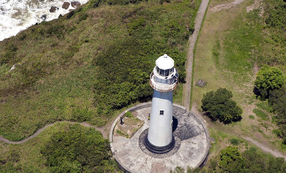 Foto aérea da Ilha do Mel