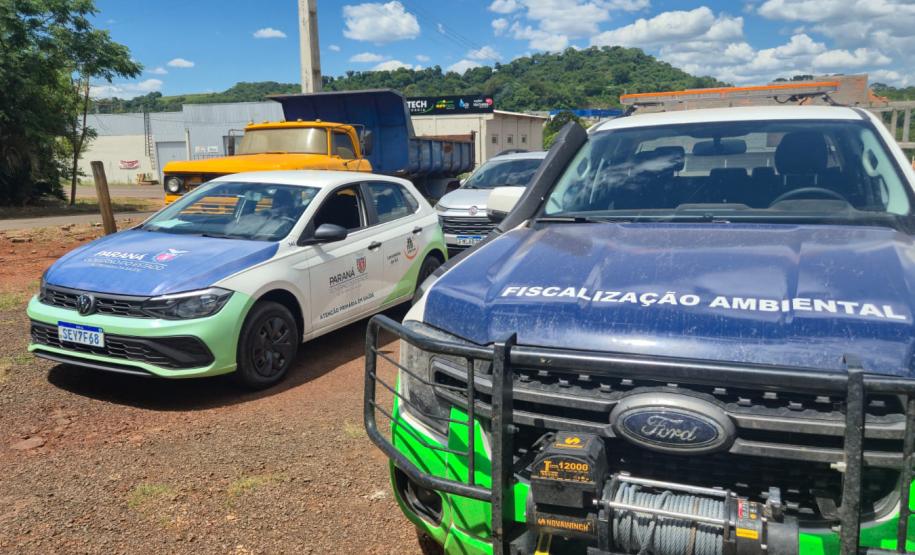 Operação em Laranjeiras do Sul aplica R$ 50 mil em multas por depósitos irregulares