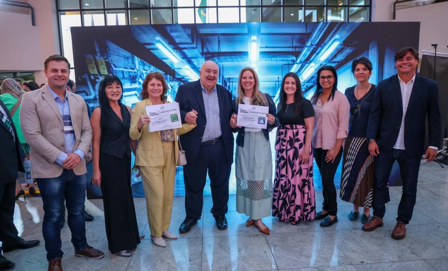 Com recorde, Estado premia 308 organizações e municípios com o Selo Clima Paraná