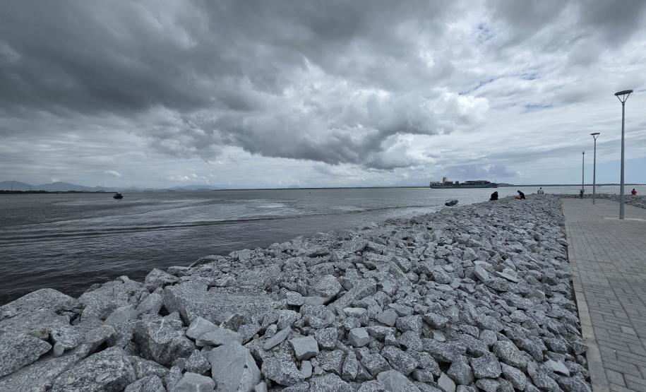 Obra do molhe de Pontal do Paraná alcança 99% e será finalizada nos próximos dias