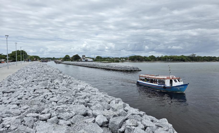 Obra do molhe de Pontal do Paraná alcança 99% e será finalizada nos próximos dias