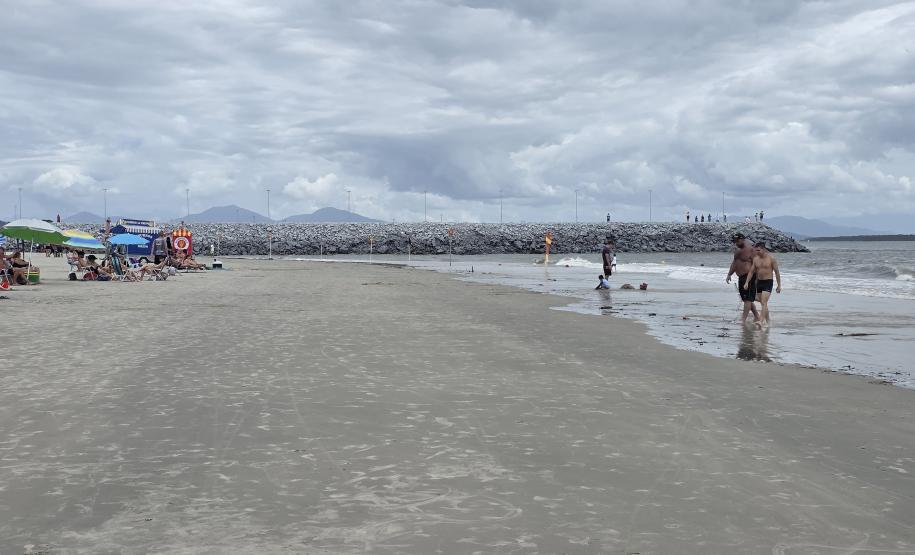 Obra do molhe de Pontal do Paraná alcança 99% e será finalizada nos próximos dias