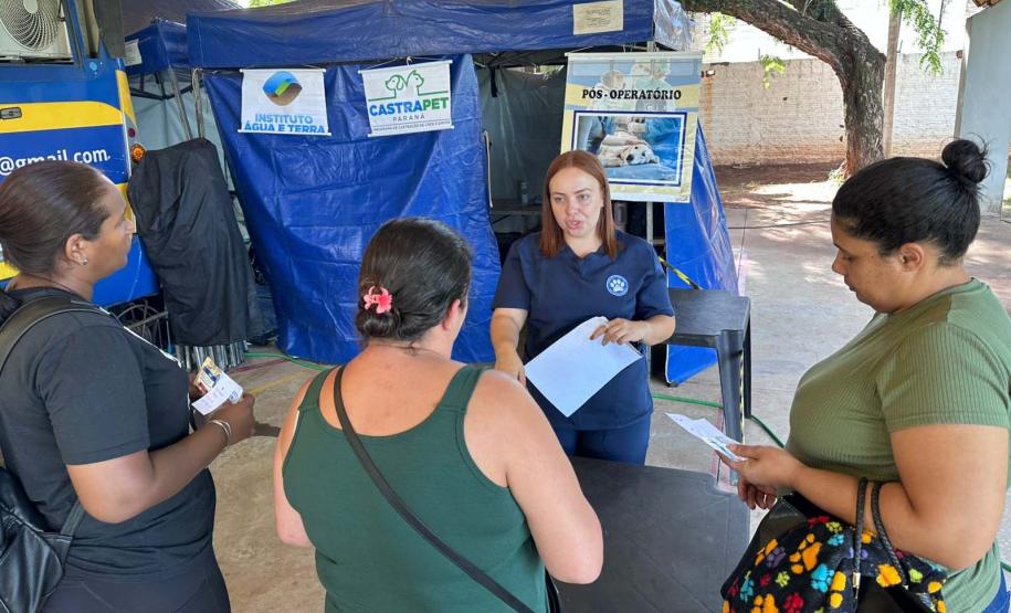 Foto de ação do Castrapet Paraná