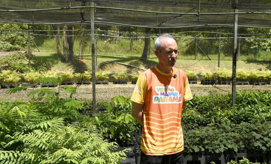 Foto de ação educativa do Um dia no Viveiro