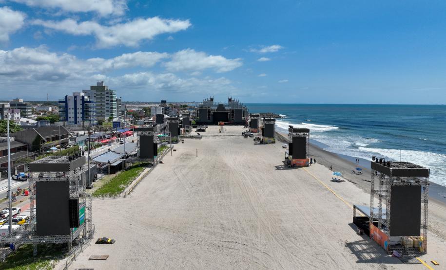 Foto do litoral paranaense