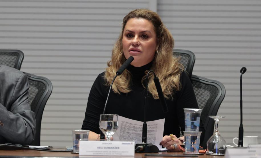 Foto de autoridades em evento