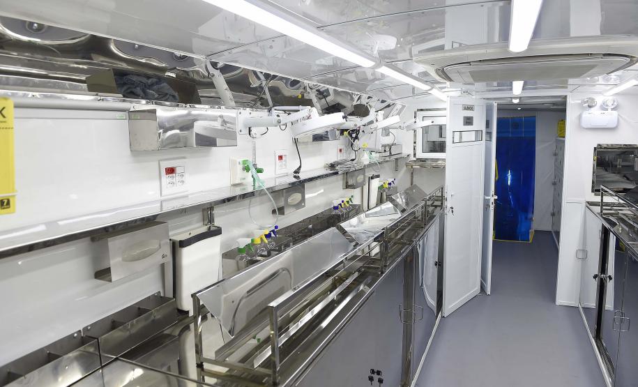 Foto de laboratório do Castrapet