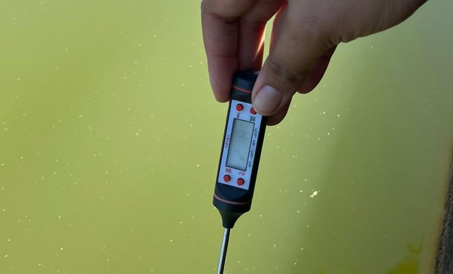 Foto de ação educativa sobre a água