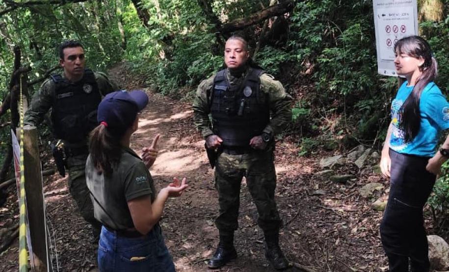 Foto de operação no Parque Pico Paraná