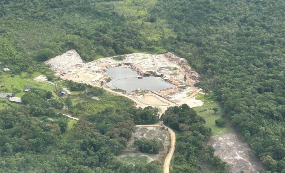 Foto de operação de fiscalização do IAT