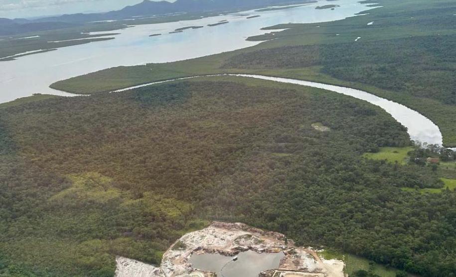 Foto de operação de fiscalização do IAT