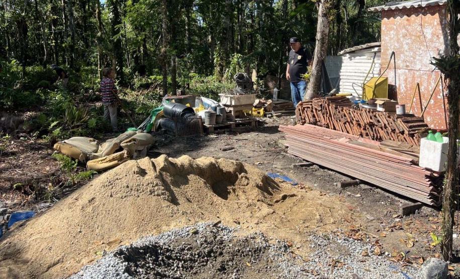 Foto de operação de fiscalização do IAT