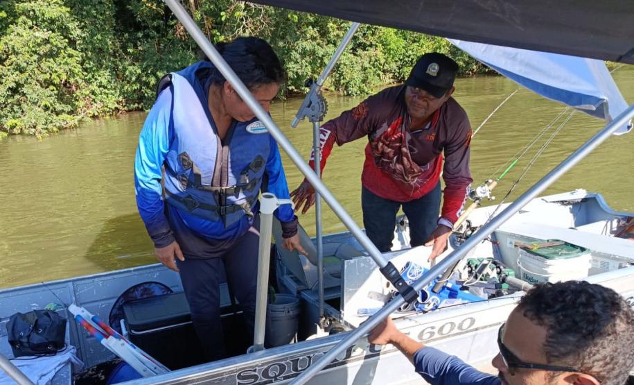 Foto de operação de fiscalização do IAT