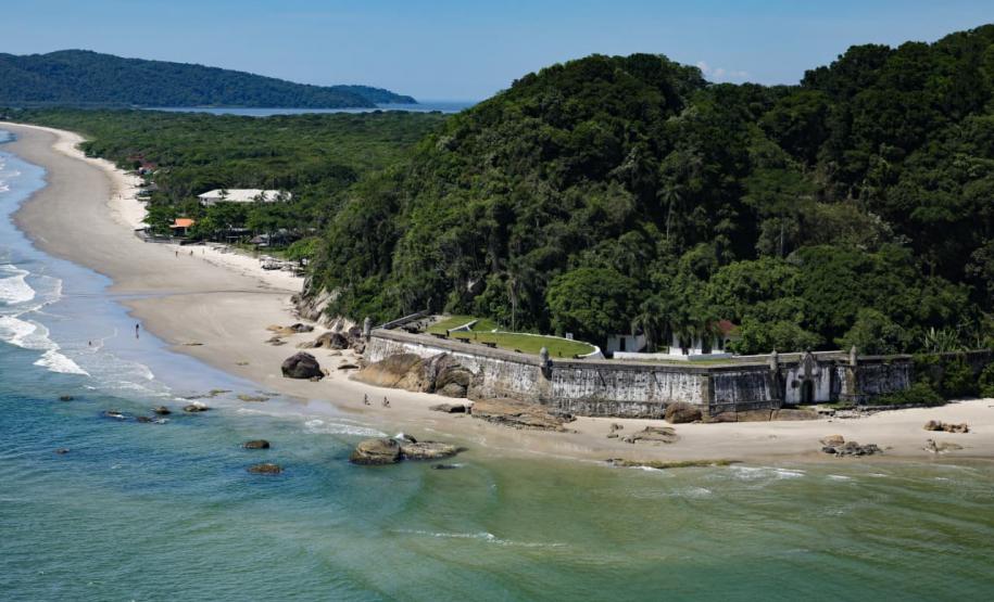 Foto aérea da Ilha do Mel