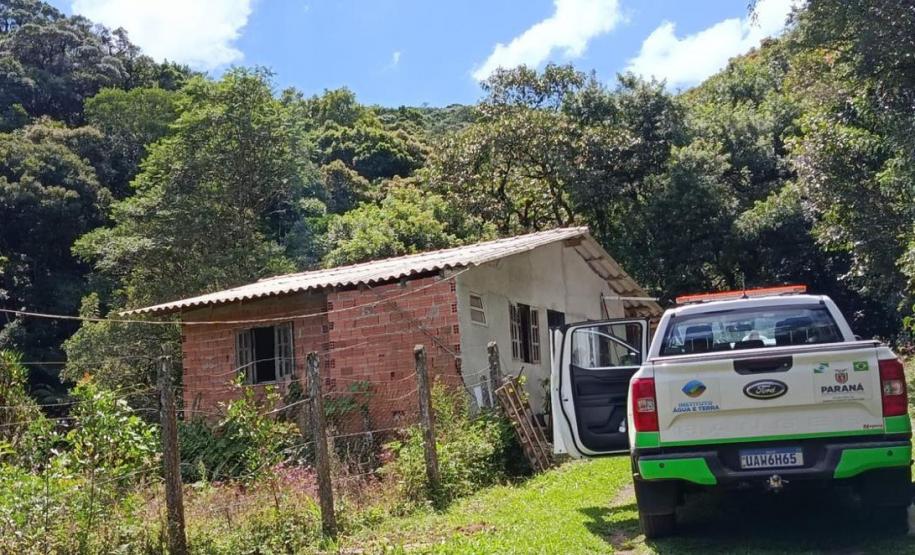 Foto de ação de fiscalização do Pico Paraná