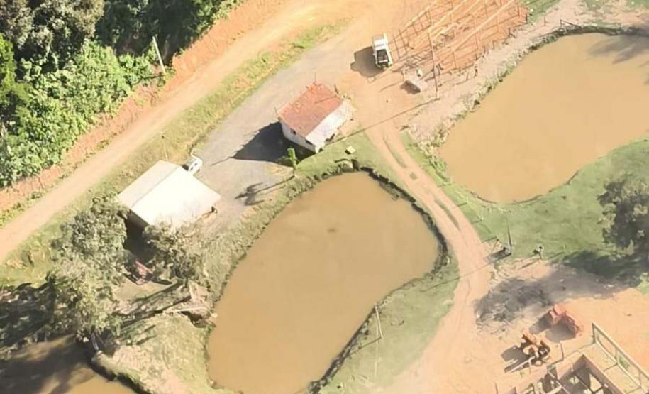 Foto de operação de fiscalização do IAT