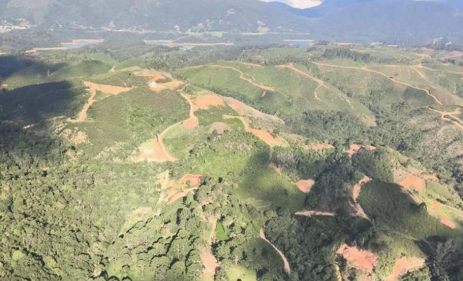 Foto de operação de fiscalização do IAT