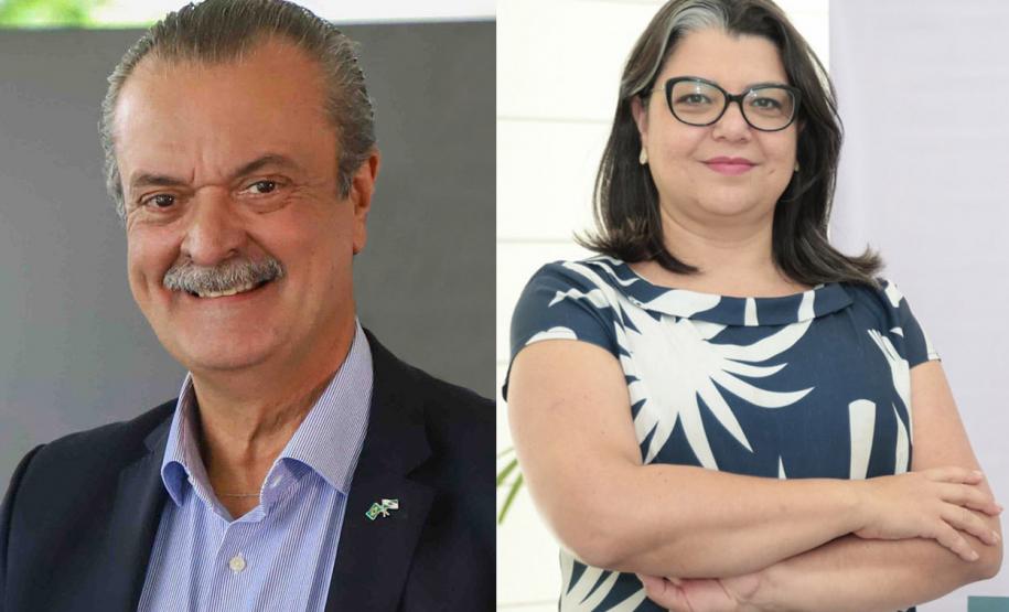 Foto de novos secretários do Paraná