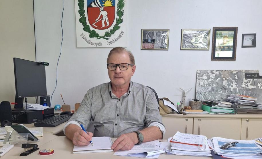 Foto do novo Diretor presidente do IAT