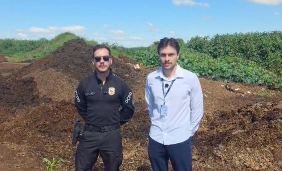 Foto de operação de fiscalização