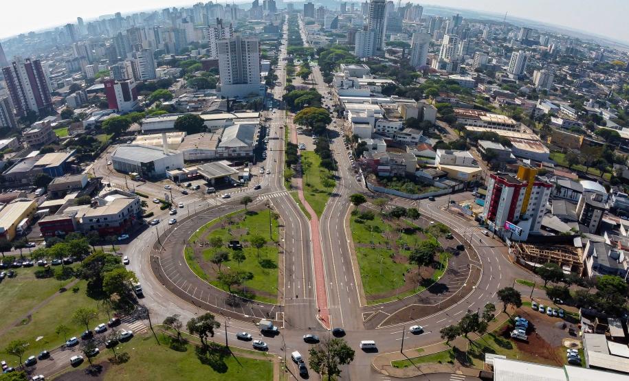 Foto aérea de Cascavel