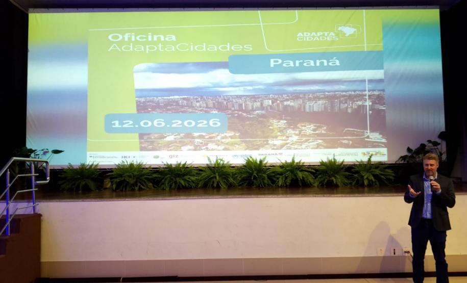 Foto de apresentação em evento