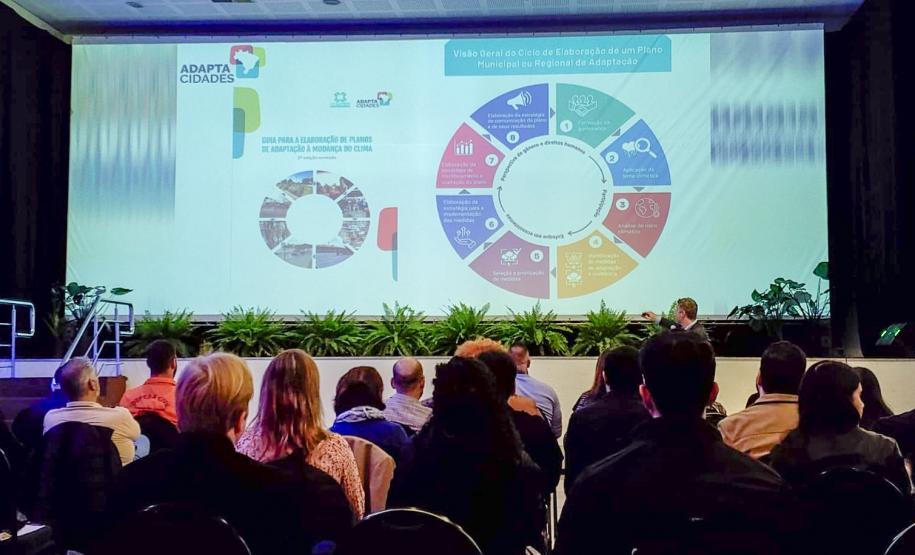 Foto de apresentação em evento