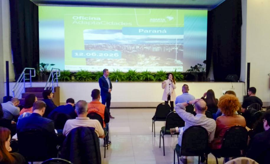 Foto de apresentação em evento