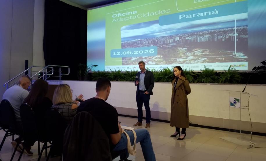 Foto de apresentação em evento