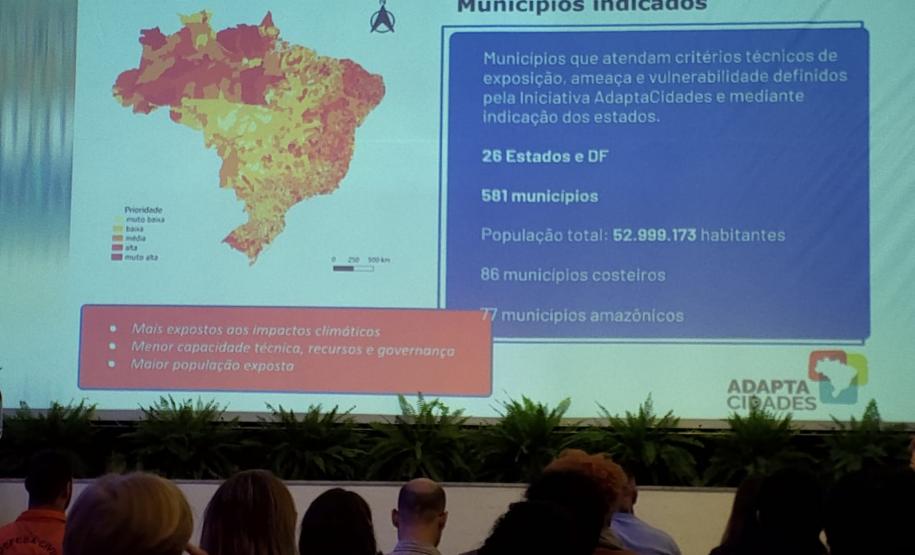 Foto de apresentação em evento