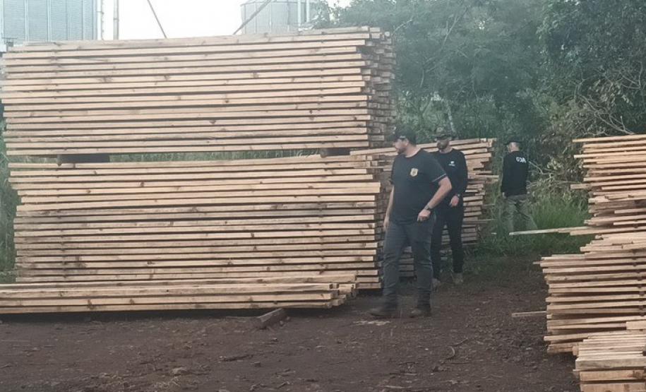 Foto de operação de fiscalização do IAT