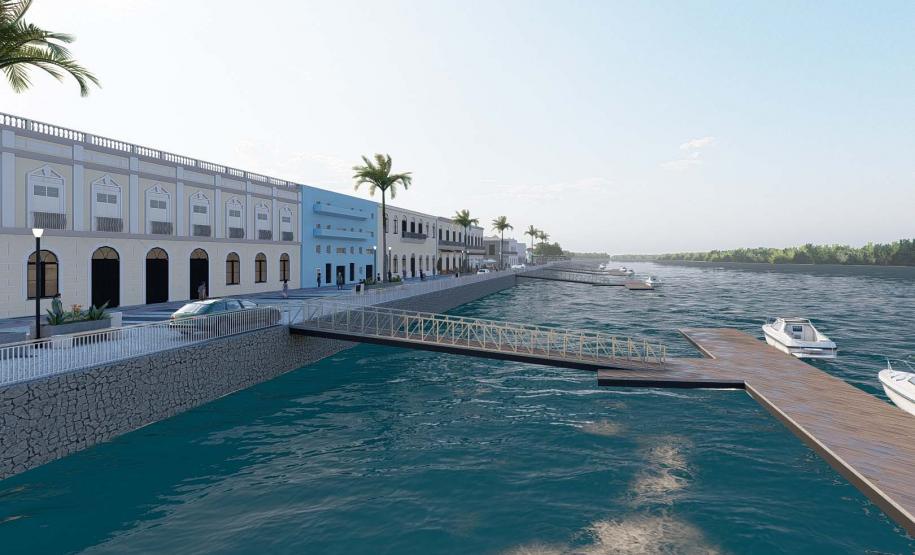 Foto de reformas de orlas no litoral paranaense